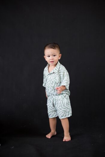 Zebra Soft Green One-Set